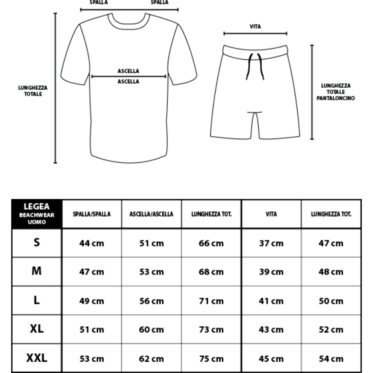 Completo Uomo LEGEA Cotone Smanicato