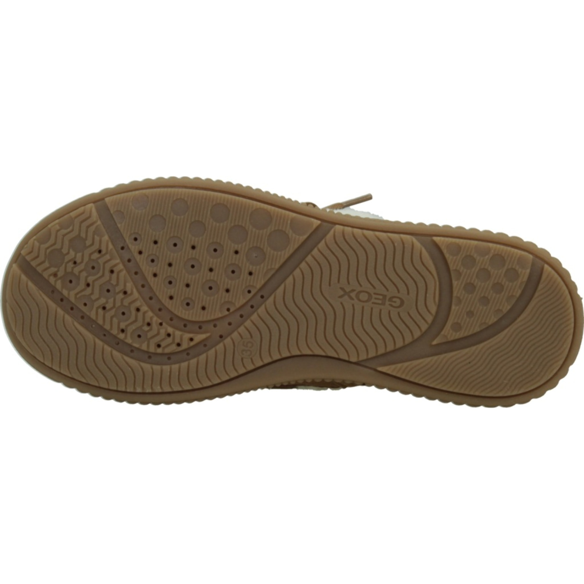 Zapatillas Niño de la marca GEOX  modelo J56M3D 0AFBH J LAQUINNY MARRON CLARO