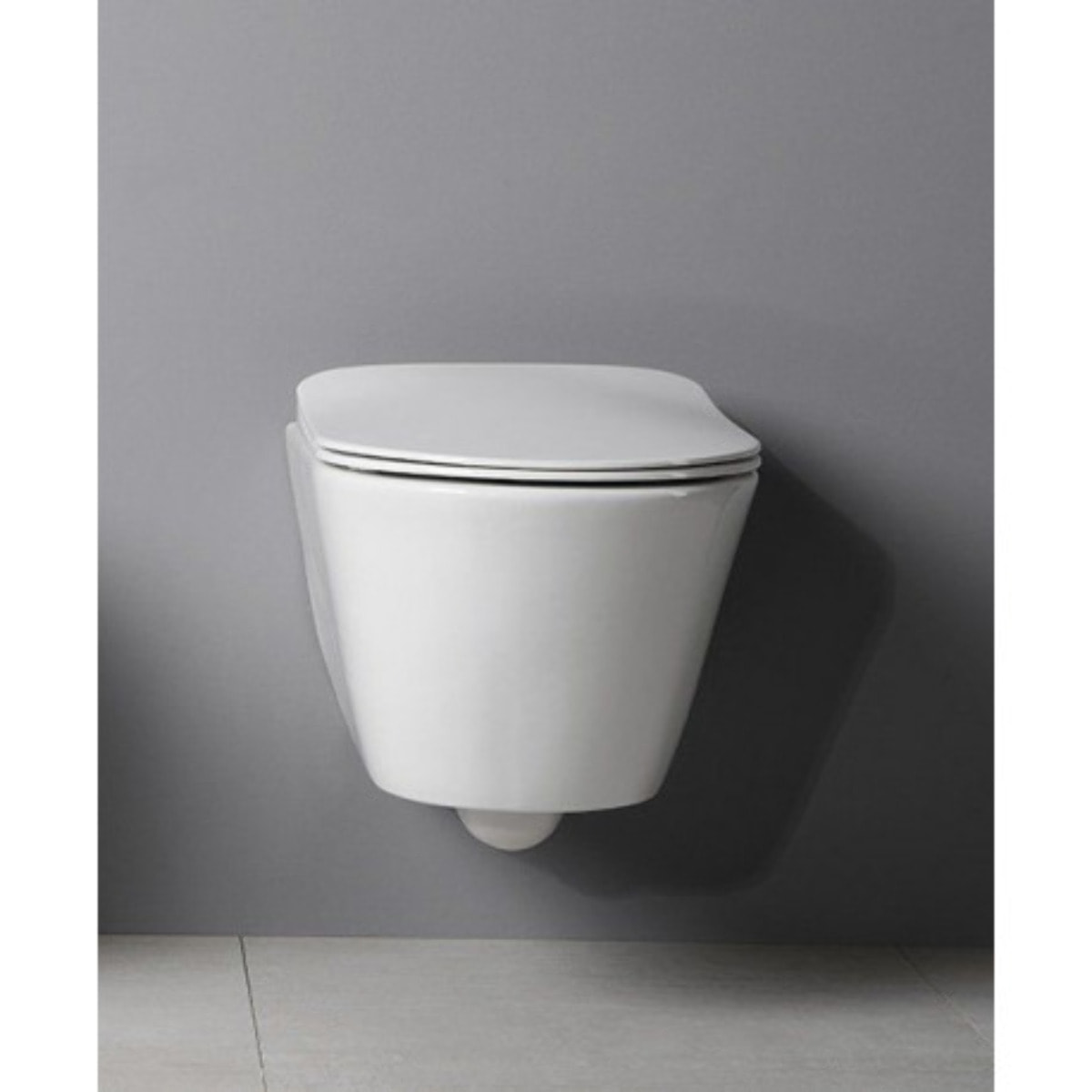 Pack WC Bâti-support autoportant, WC sans bride Lucco Avva, Abattant softclose, Plaque Chrome