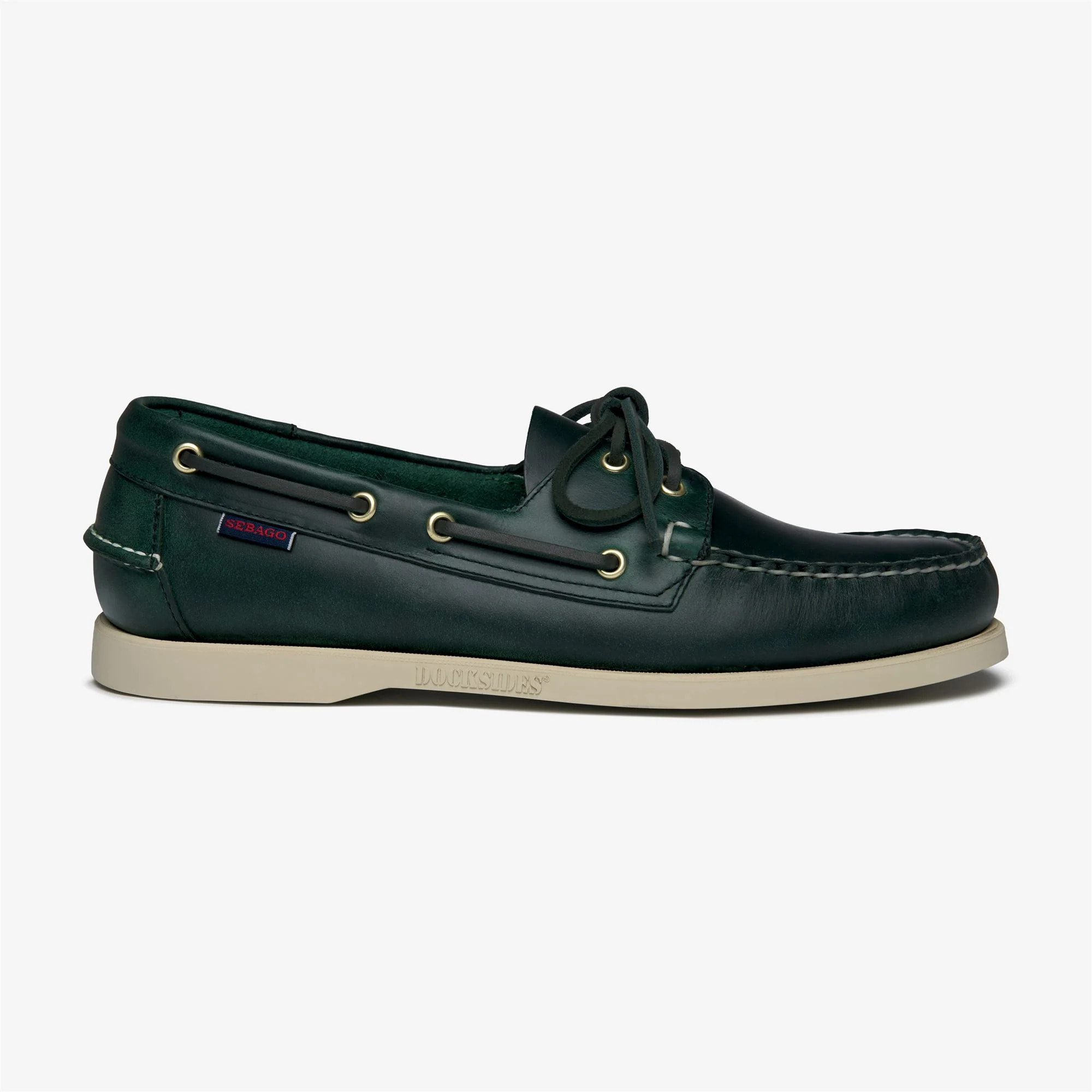 Sebago - Docksides Uomo Verde - Docksides Portland Waxed