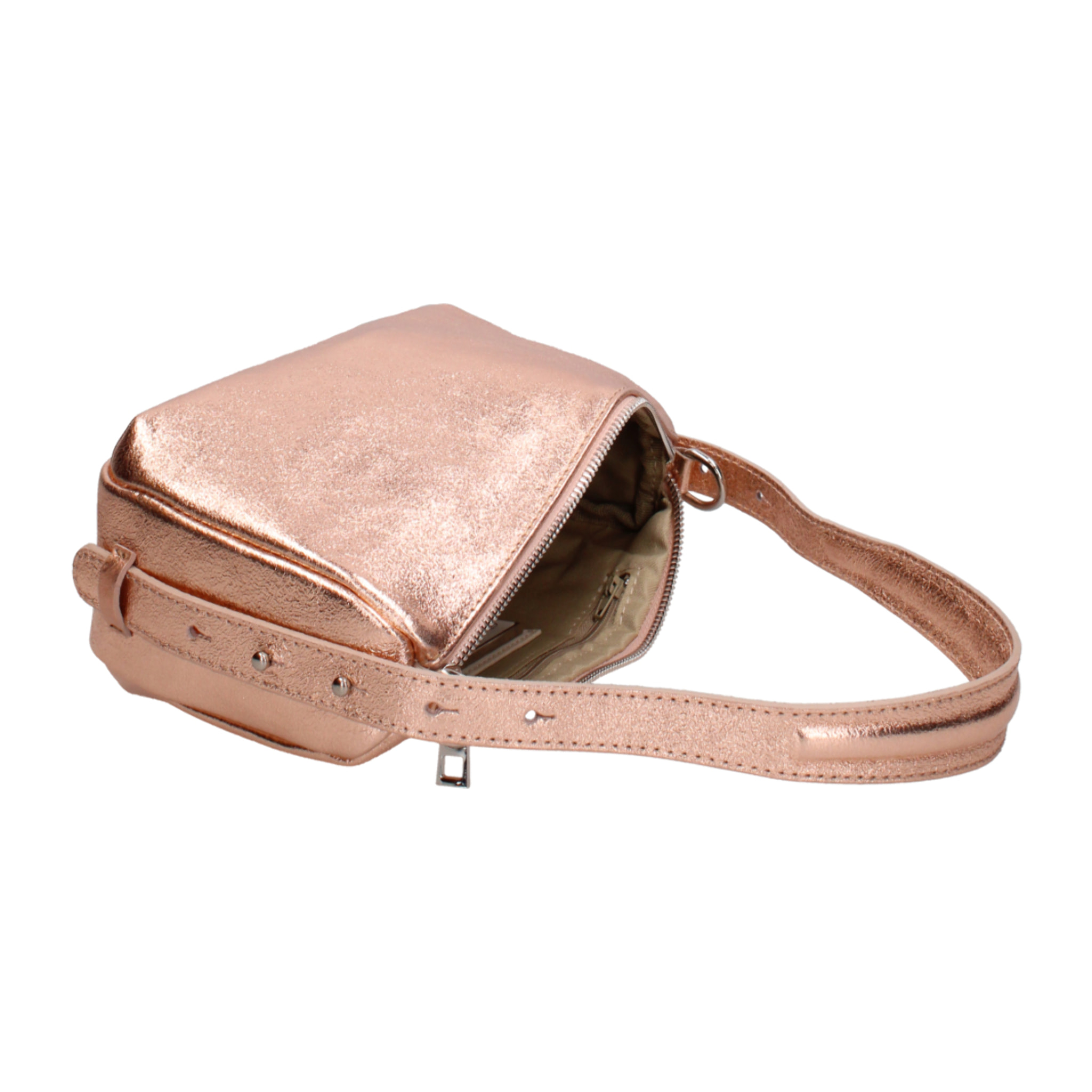 Borsa a spalla da donna In Vera pelle Made in Italy 26x15x10 cm