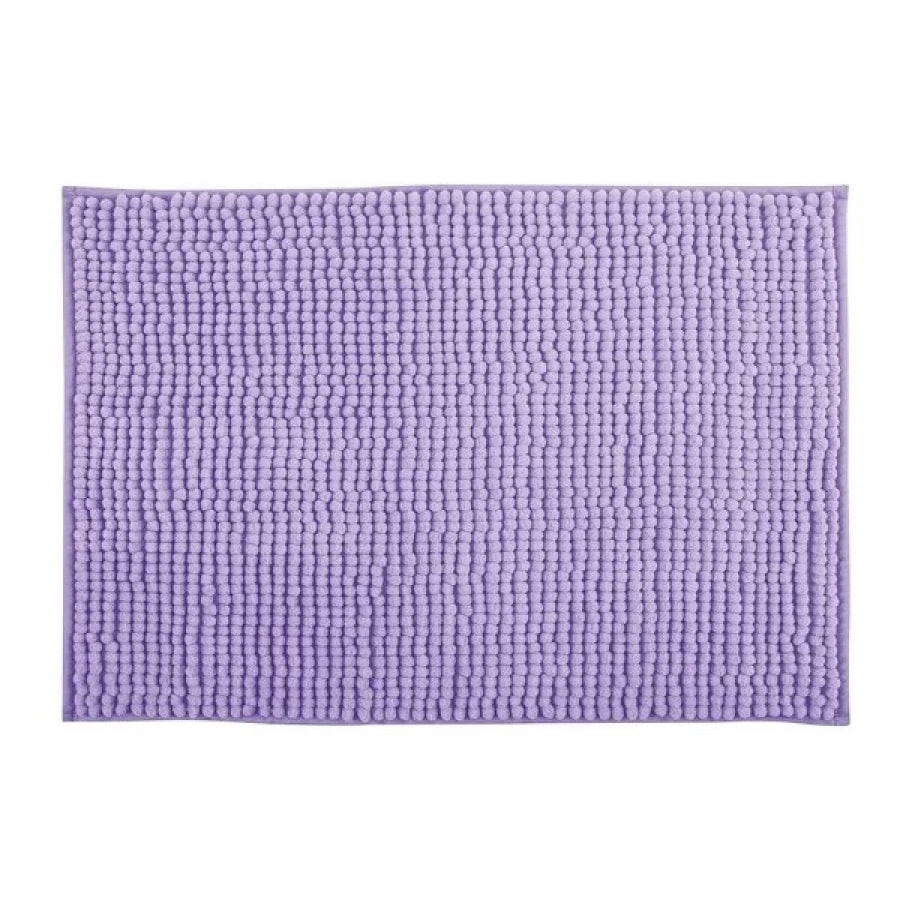 Tapis de bain Microfibre CHENILLE 40x60cm Lavande MSV