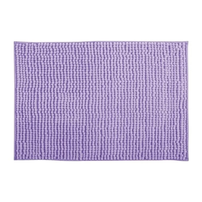 Tapis de bain Microfibre CHENILLE 40x60cm Lavande MSV