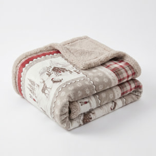 Plaid Sherpa in poliestere - Fantasia Alpina