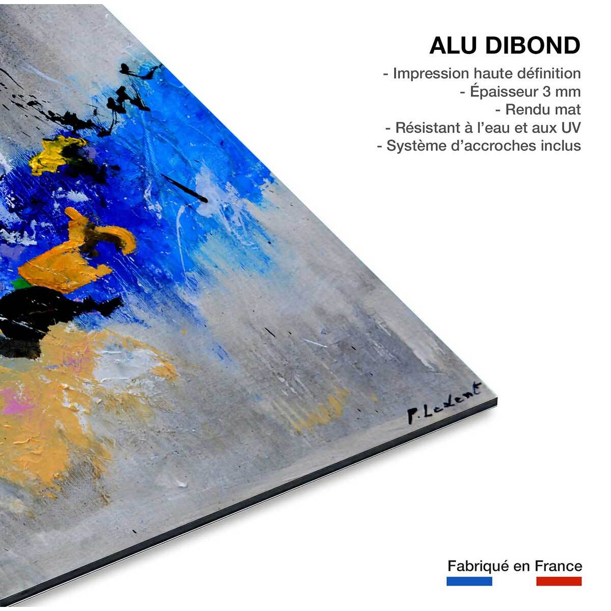 Tableau abstrait virgule Tableau alu Dibond
