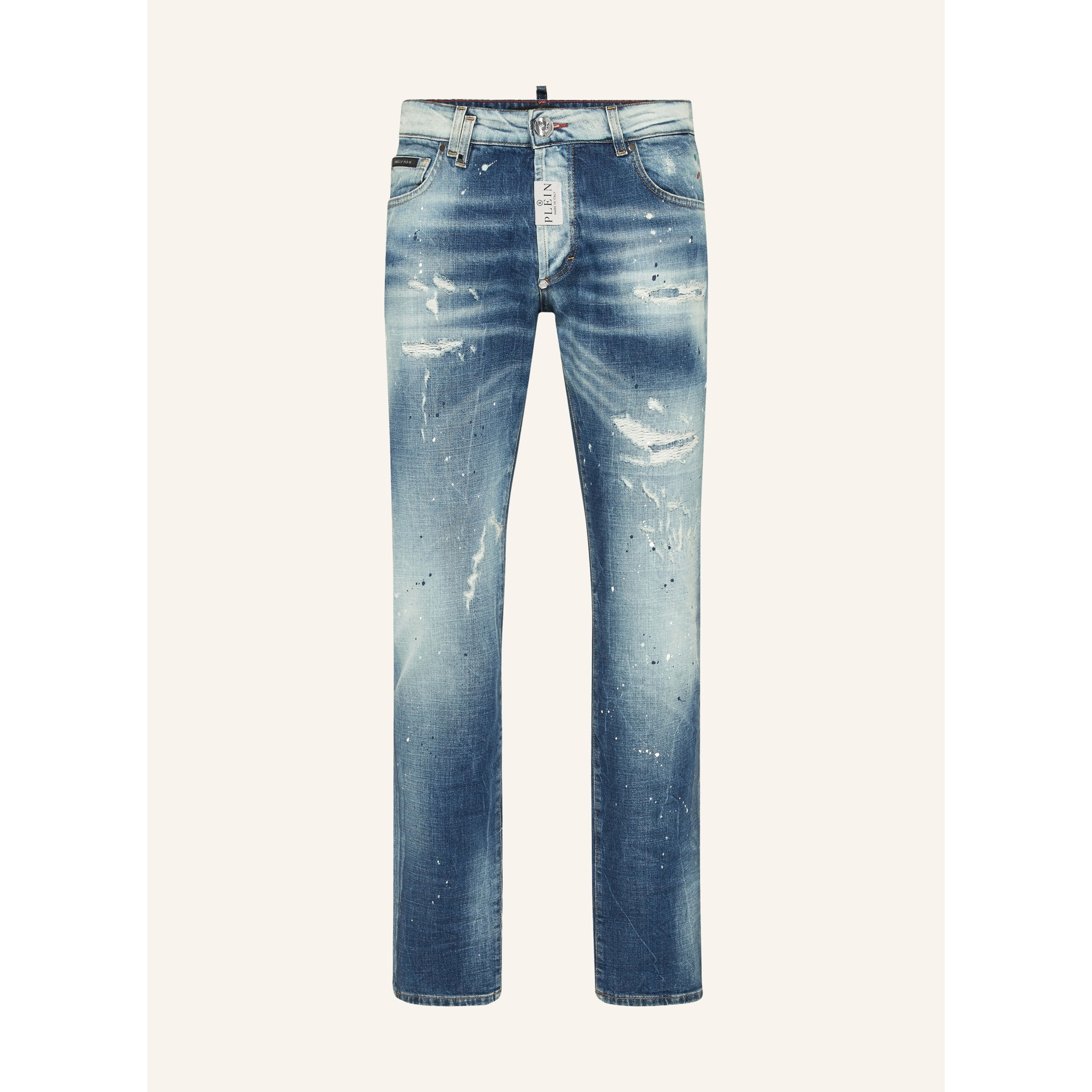 PHILIPP PLEIN Vaqueros de corte recto PAISLEY