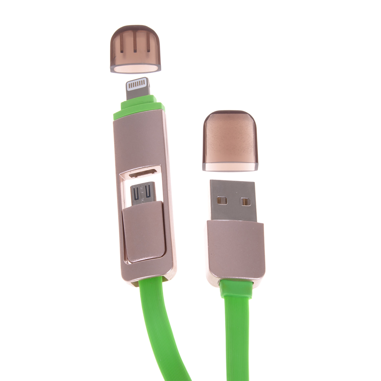 DAM Cavo 2 in 1 100x1 Cm. Colore verde