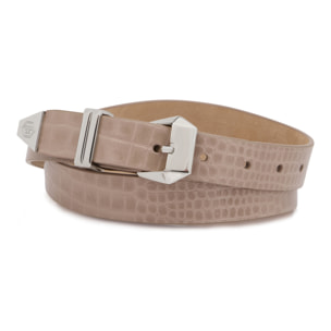 PHILIPP PLEIN Leather Belt Cocco