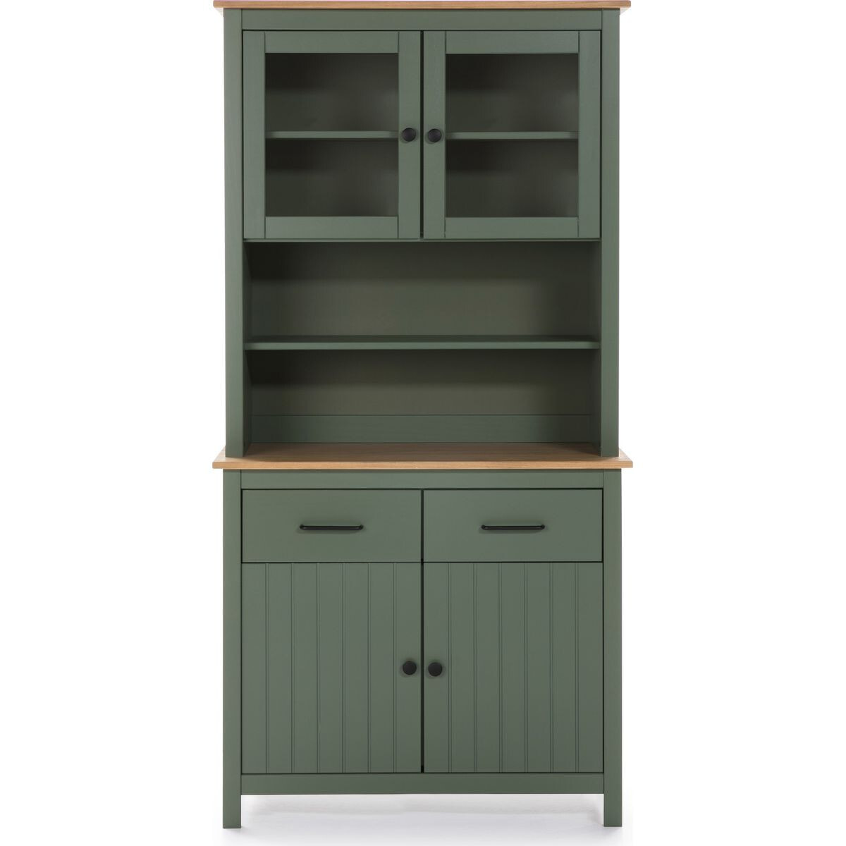 Vaisselier 4 portes 2 tiroirs en pin massif - IDA