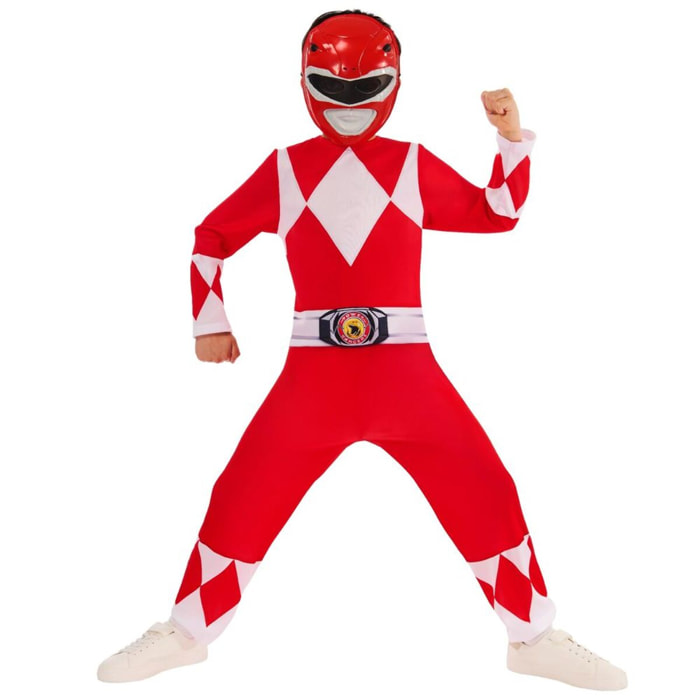DISFRAZ POWER RANGERS ROJO MGM CL INF