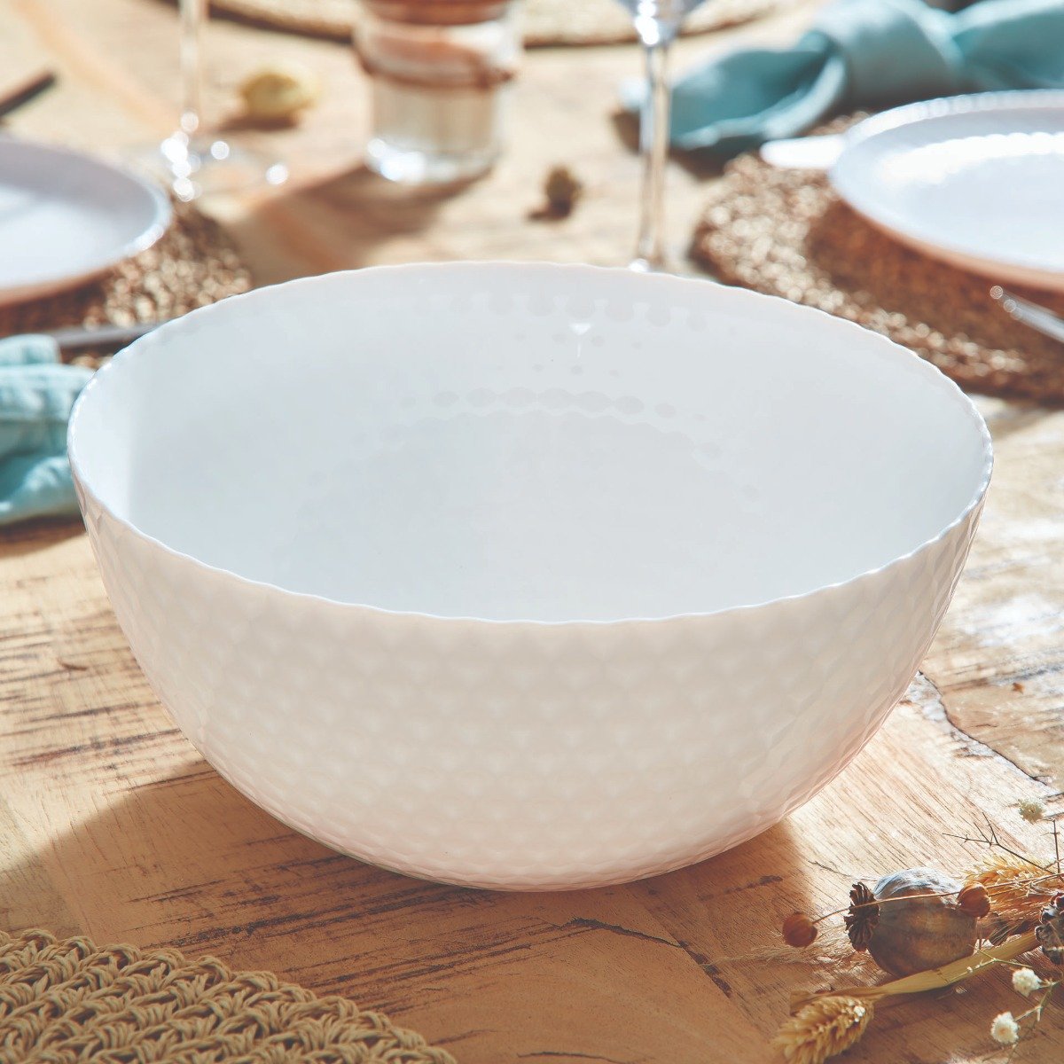 Ensaladera blanca 24 cm Pampille - Luminarc