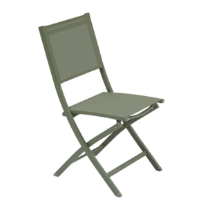 Lot de 4 Chaises de jardin Essentia pliable vert laurier