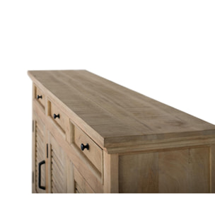 Aparador de Madera de Mango Estilo Rústico Contemporáneo