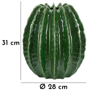 VASO CACTUS BALL CM Ø 28X31