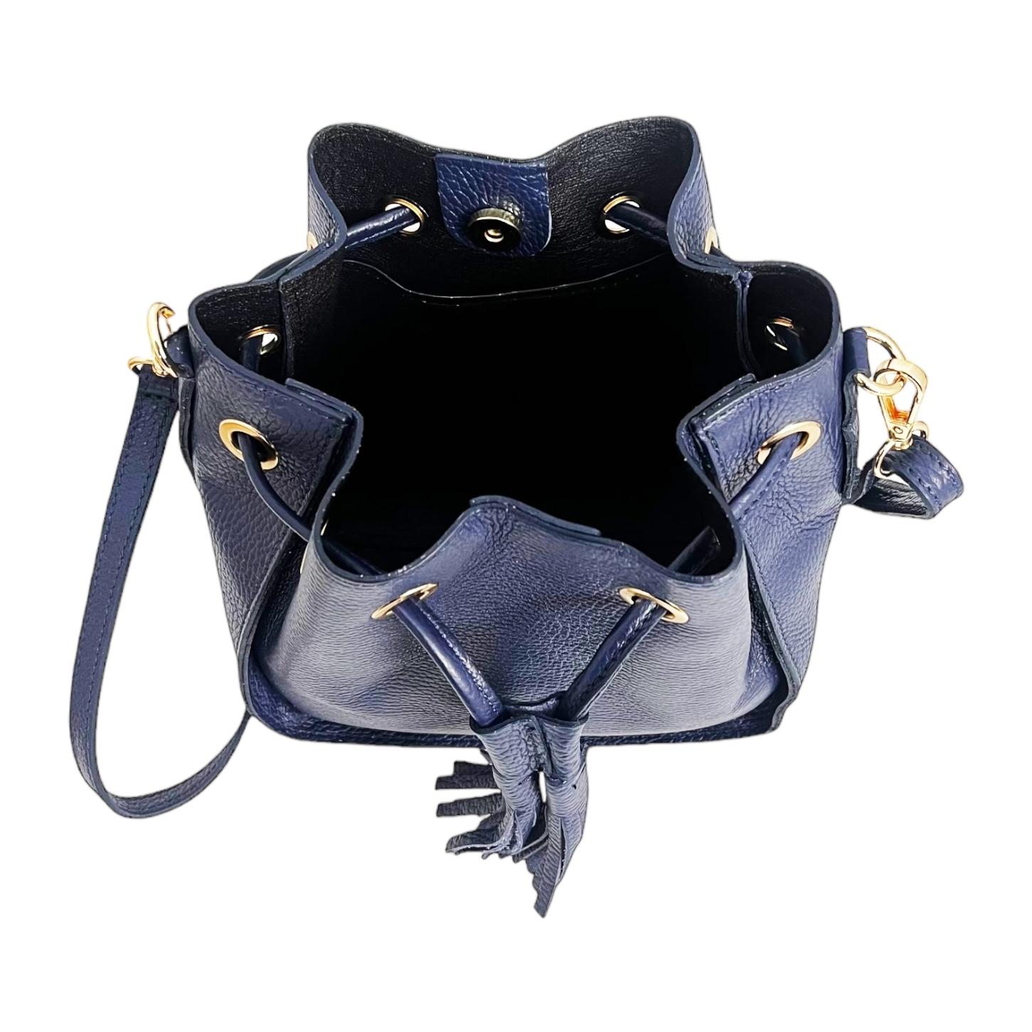 Bolso tipo cubo Cheval Firenze Matilde Azul Oscuro