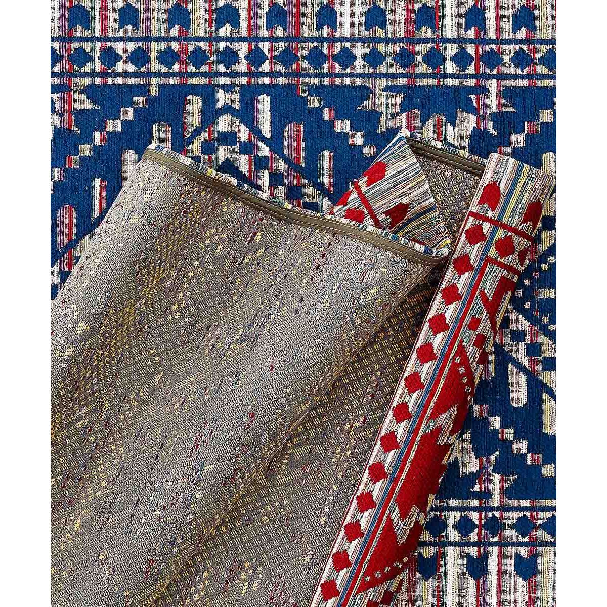 Tappeto Arredo Motivo Tribale Marrone