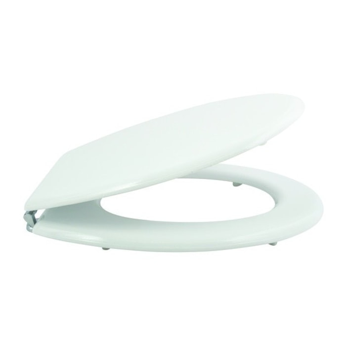 Abattant wc MDF Blanc - Charnières Zinc MSV