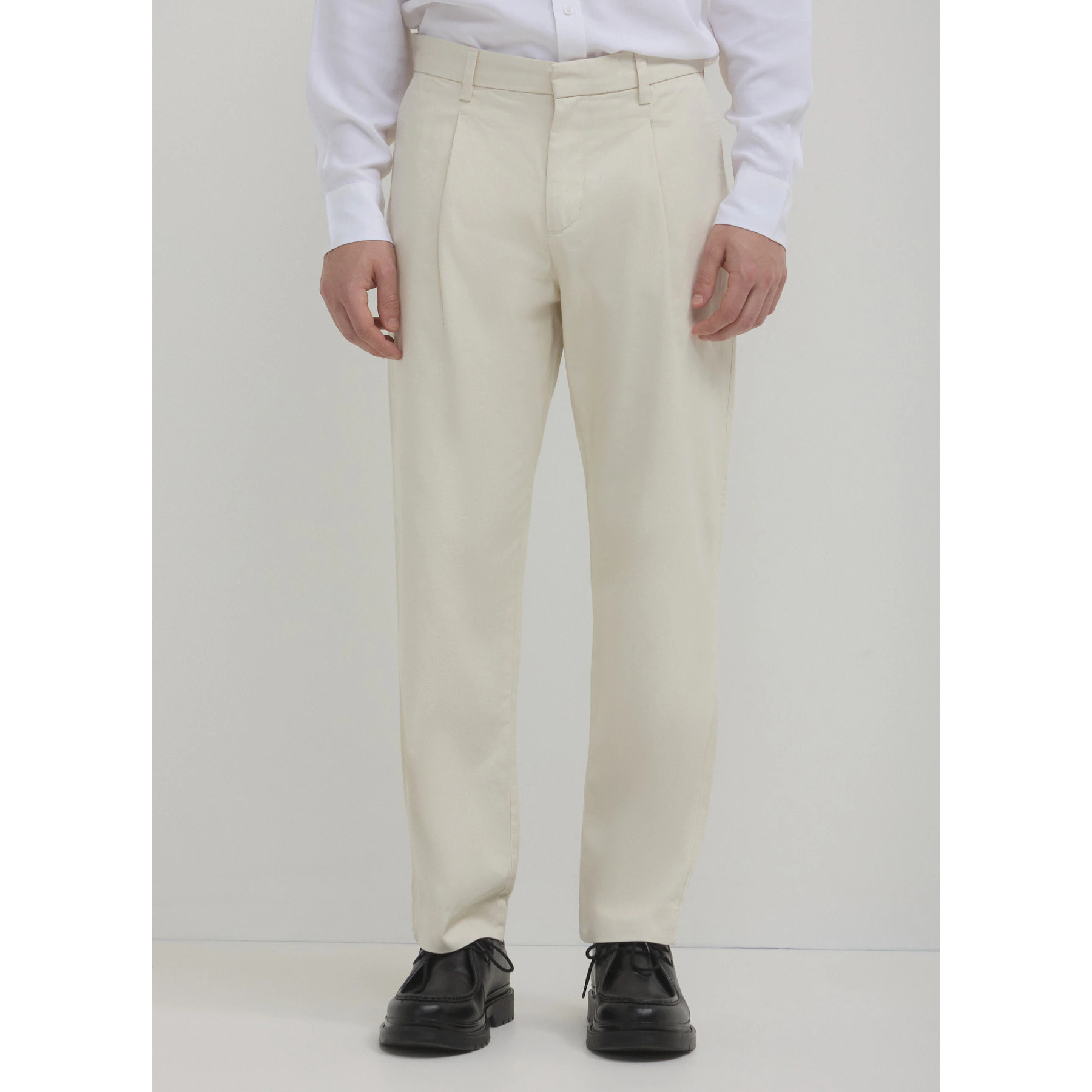 Pantalone chino wide leg