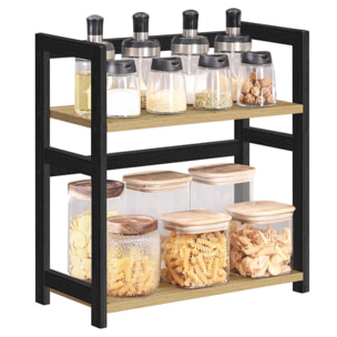 Organizzatore per Spezie Artisan con Ripiani in Bambù