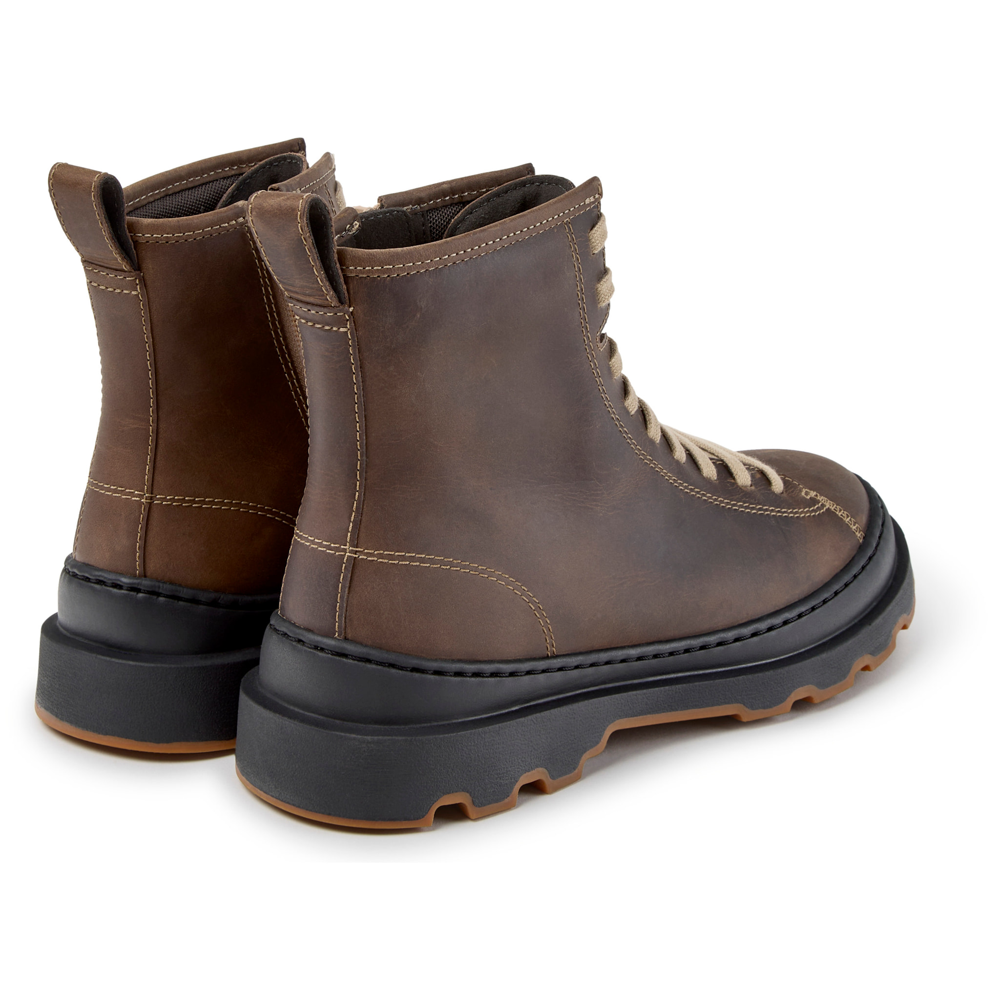 Botines - CAMPER Brutus+ - Beige - Piel nobuk