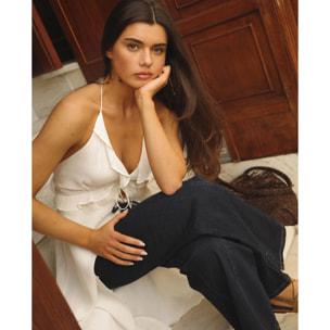 Vestido de tirantes multiposición de mujer