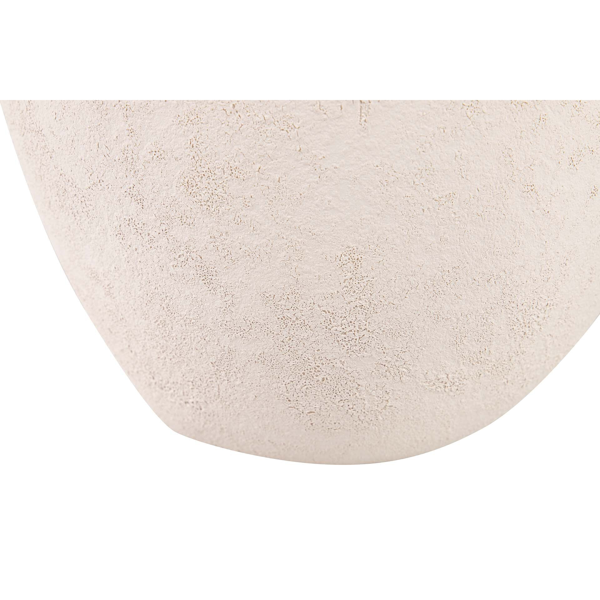 Florero Ceramica Beige 25x20x42 Cm