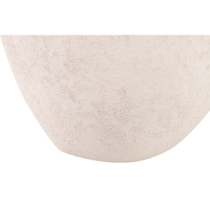 Florero Ceramica Beige 25x20x42 Cm