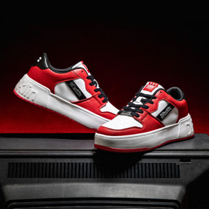 Zapatillas Deportivas Casual Low Court en Rojo D.Franklin