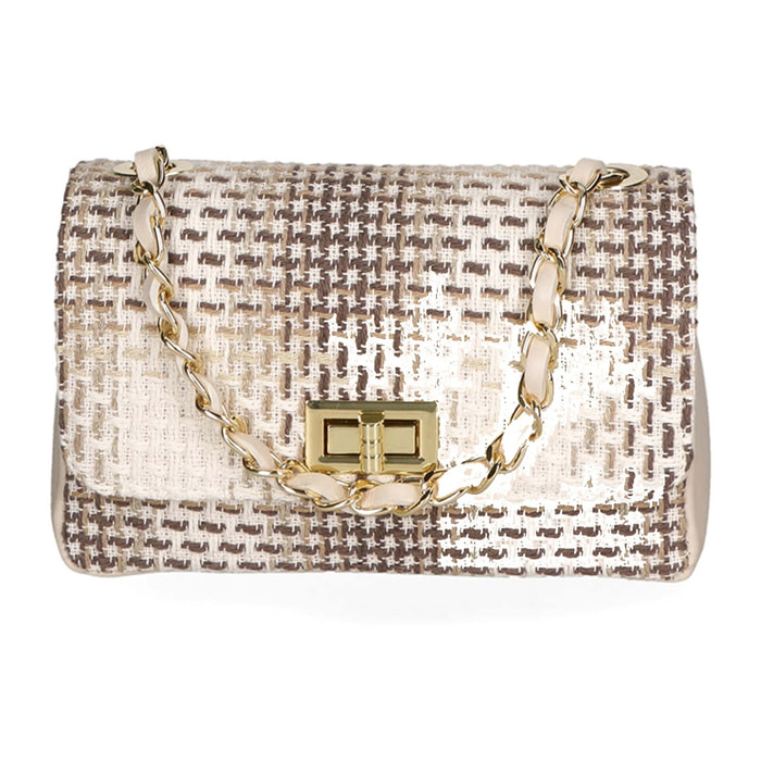 Borsa a spalla da donna - Modello Aurélie - Cotone - 19.5 x 12.0 x 8.5 cm