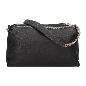 Borsa a spalla da donna In Vera pelle Made in Italy 26x14x9 cm