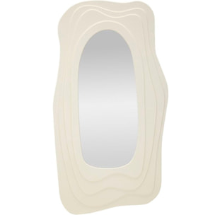 SPECCHIO DA MURO DAFNE BIANCO CM 90X4X165