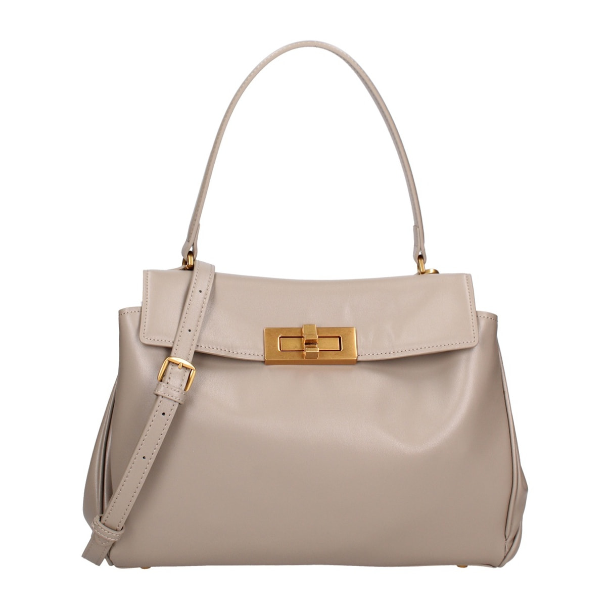 Borsa a mano da donna Made in Italy - Modello Padova - 100% pelle - 28.0 x 19.0 x 8.0 cm