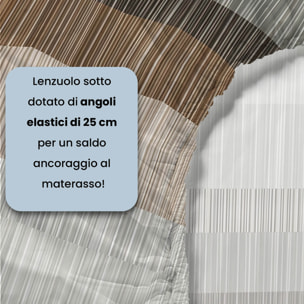 COMPLETO LETTO INFINITY - 100% Microfibra