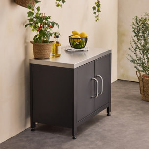 Module de cuisine extérieure acier L80cm GRIMAUD