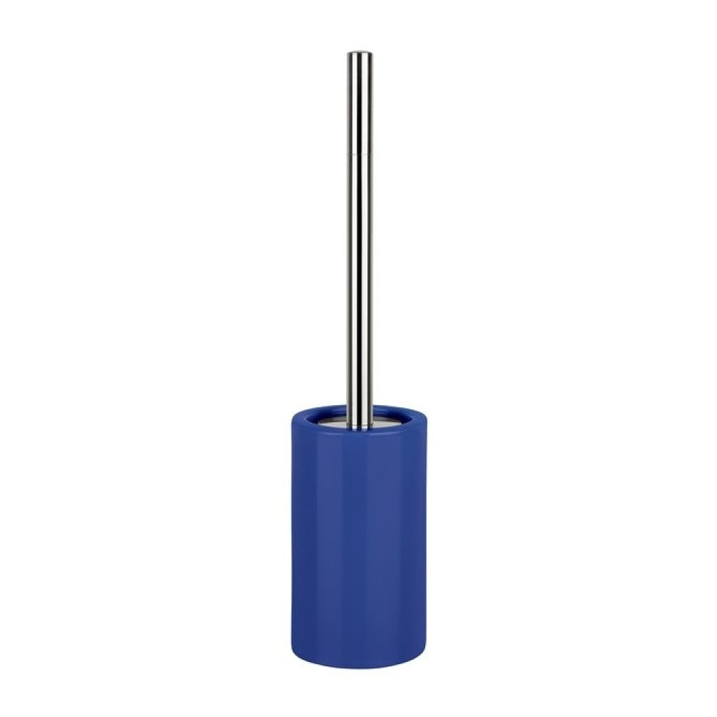 Brosse Wc avec support Céramique TUBE Bleu Navy Spirella