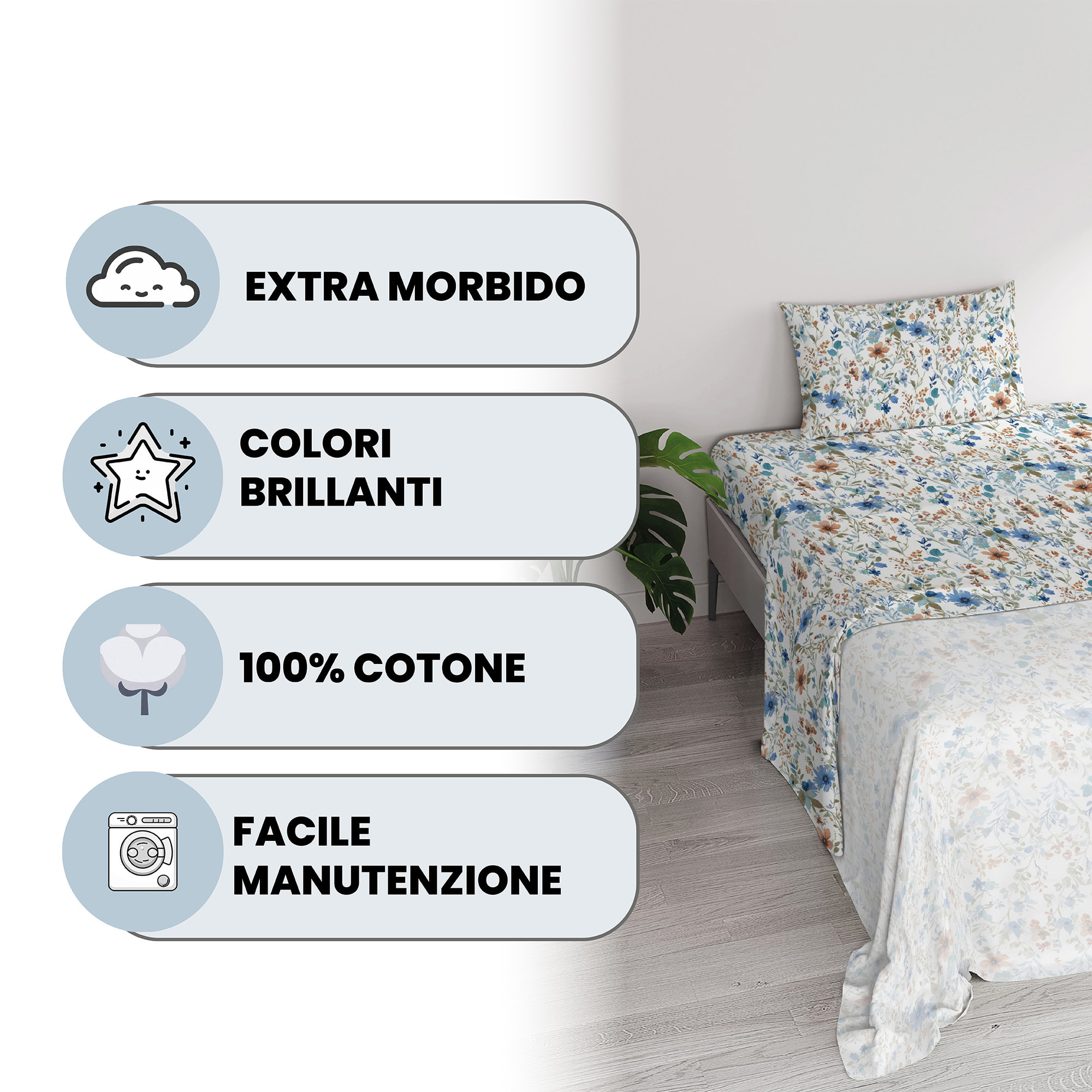 COMPLETO LETTO IDA SINGOLO