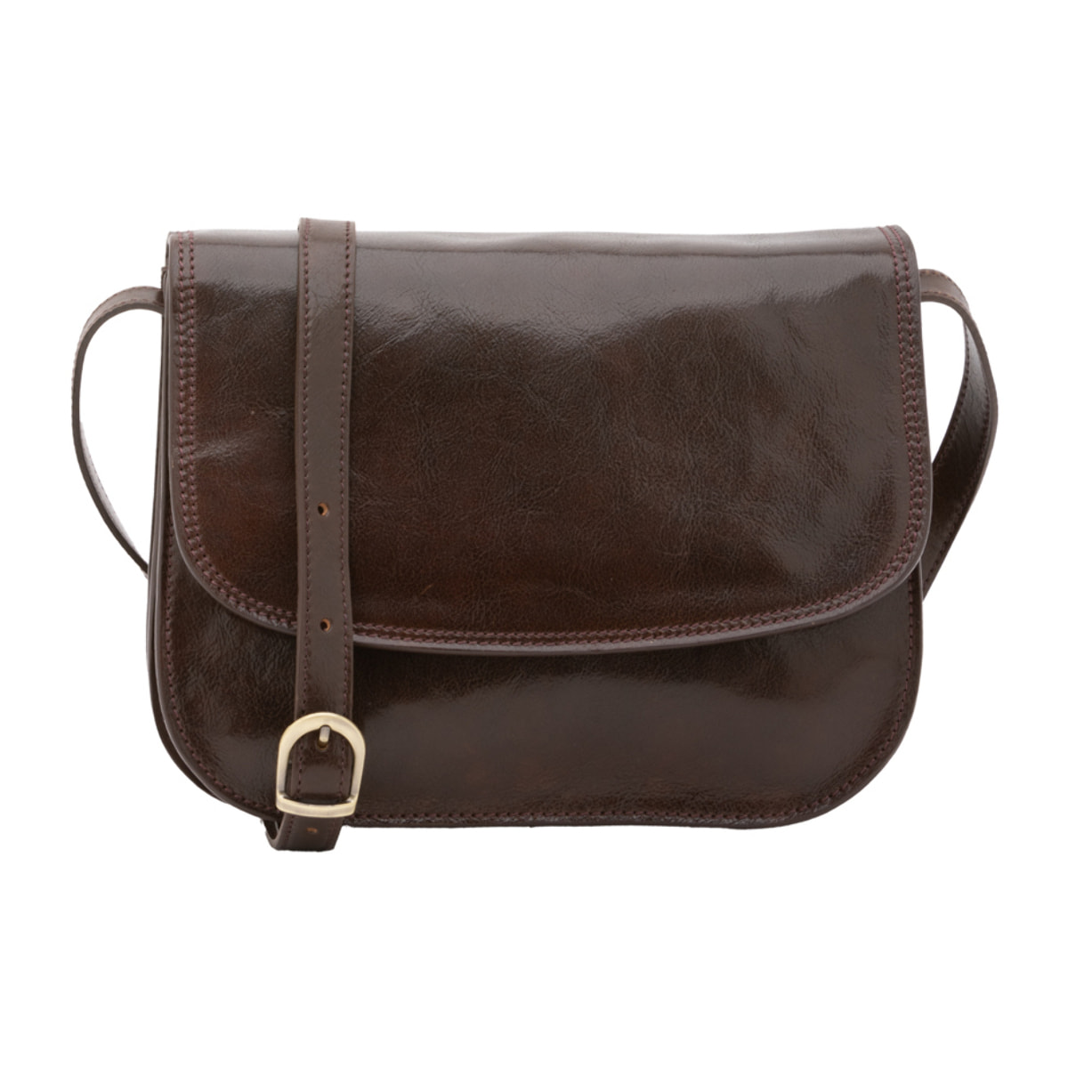 Borsa a tracolla  da donna In Vera pelle Made in Italy 27x20x12 cm