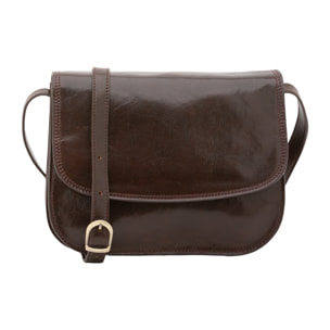 Borsa a tracolla  da donna In Vera pelle Made in Italy 27x20x12 cm