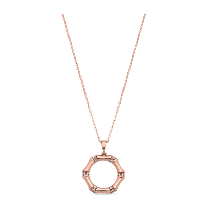 Collar Haut acabado oro rosa 18k