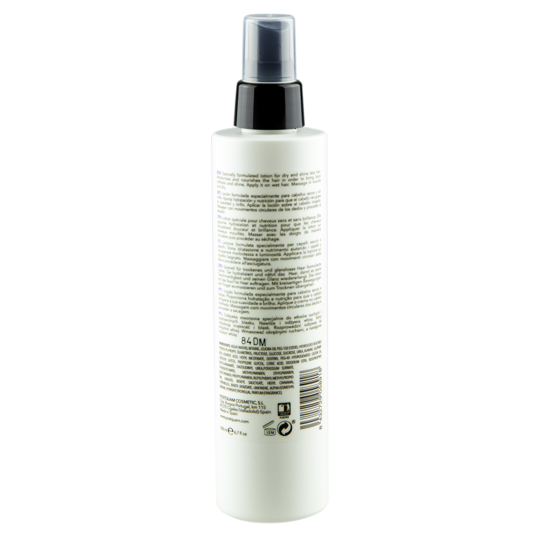 Loción acondicionadora BB Hair - Cabello seco y sin brillo - 200 ml