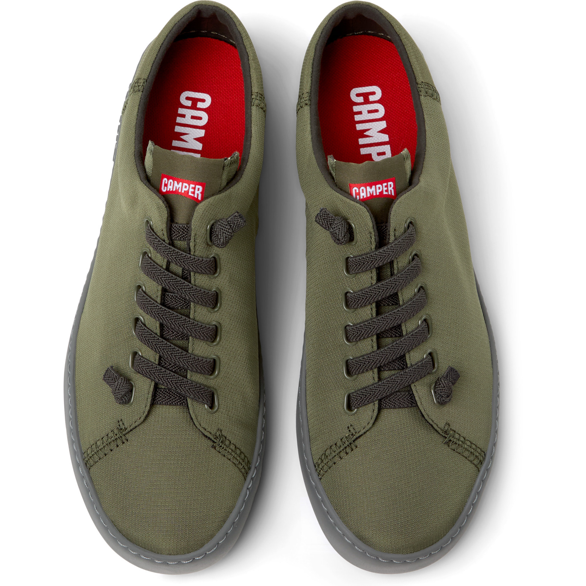 Sneakers - CAMPER Peu Touring - Verde - Tessile tecnico