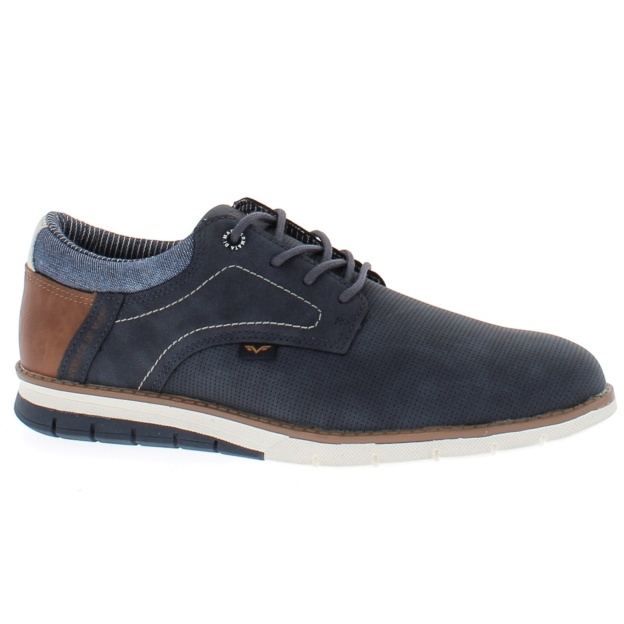 Armata di Mare Scarpe Uomo Scarponcino Casual Stringate con Soletta Rimovibile in Memory Foam AMU 1L909 Navy