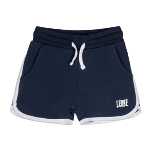 Pantalón corto de niña Leone Sporty de algodón sin perchar