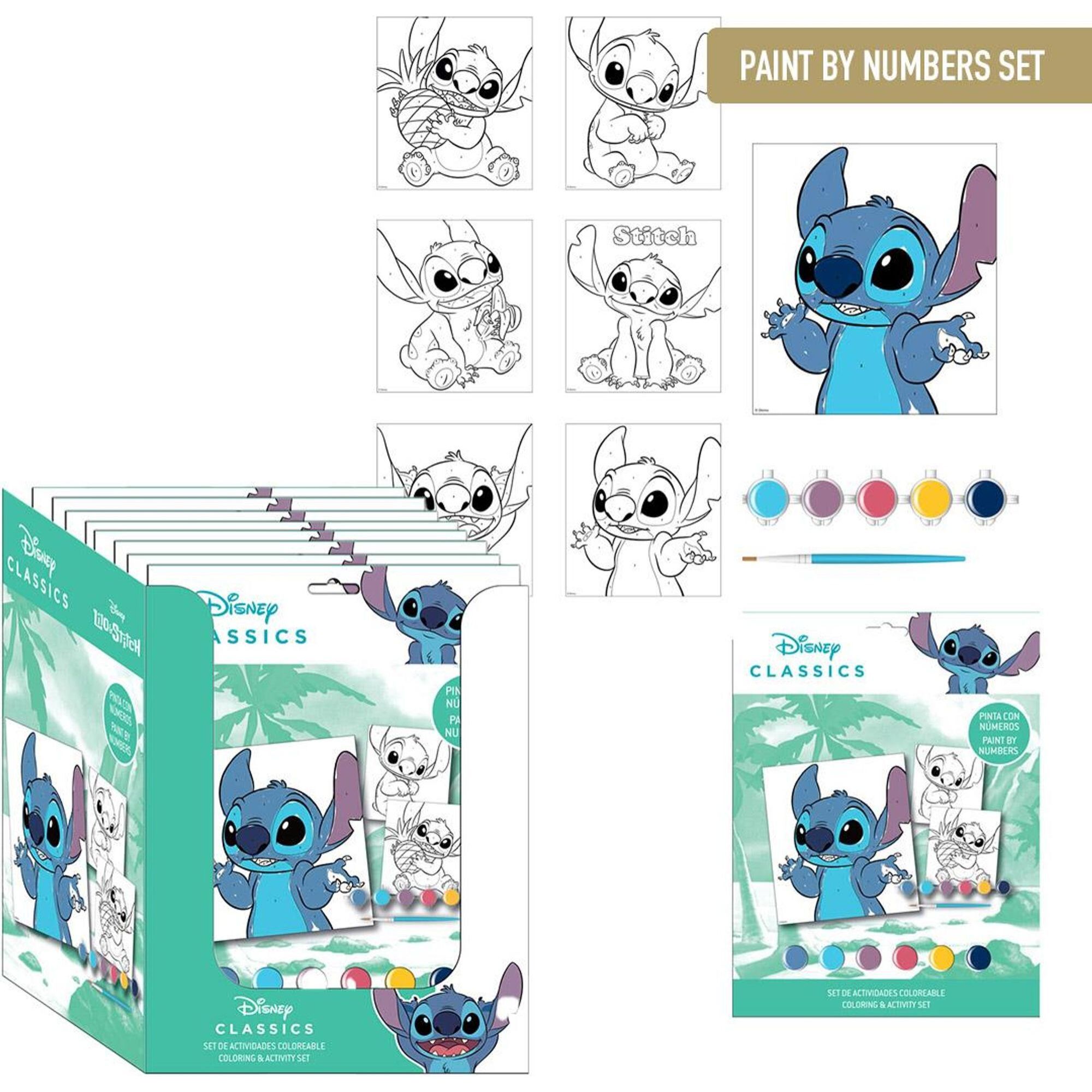 Set De Papelería Coloreable Stitch
