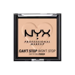 Nyx Professional Makeup Poudre Matifiante Can't Stop Won't Stop Light Medium