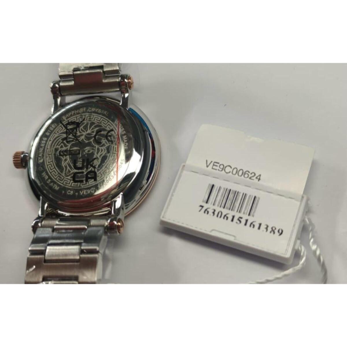 Versace Orologio Analogico Al Quarzo Greca Sphere