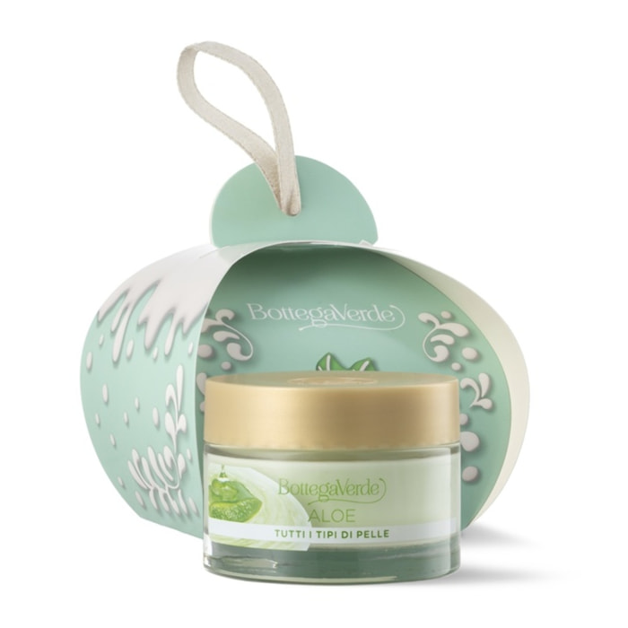 XMas viso ALOE - Crema viso 24 ore - idratante, lenitiva, illuminante - con 30% succo di Aloe* bio - tutti i tipi di pelle