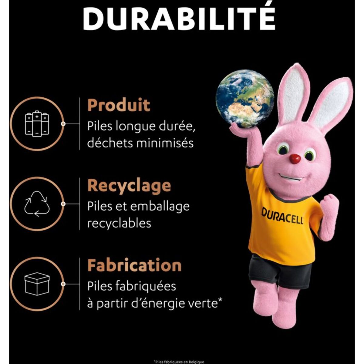 Pile DURACELL LR03 AAA x4 Optimum