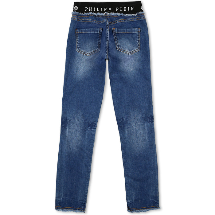 PHILIPP PLEIN Denim Trousers String