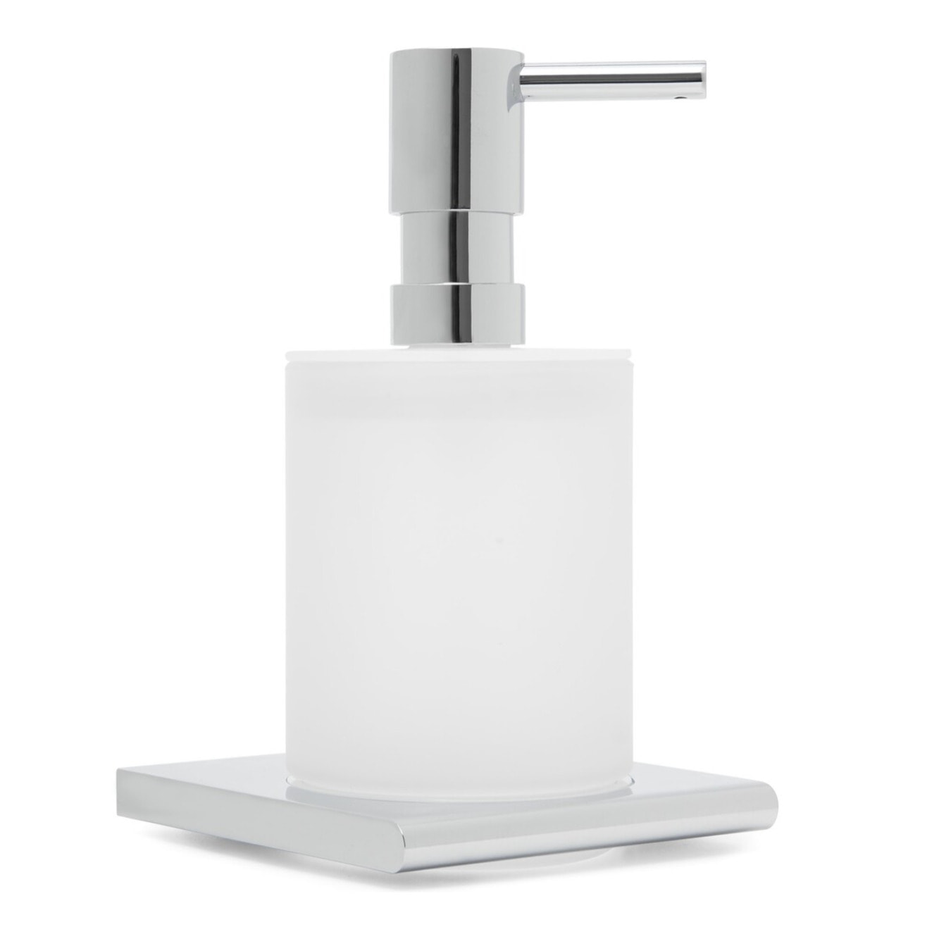 Evolution R Distributeur de savon avec support mural en métal, Chrome (SATDEVOR99)